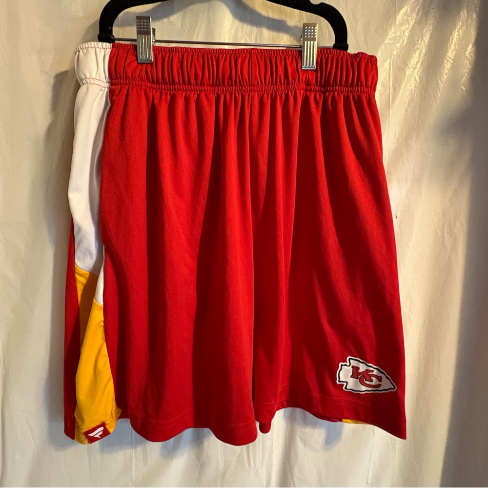 Fanatics Kansas City Chiefs Shorts Men’s Sz Medium Red Drawstring Travis Kelce